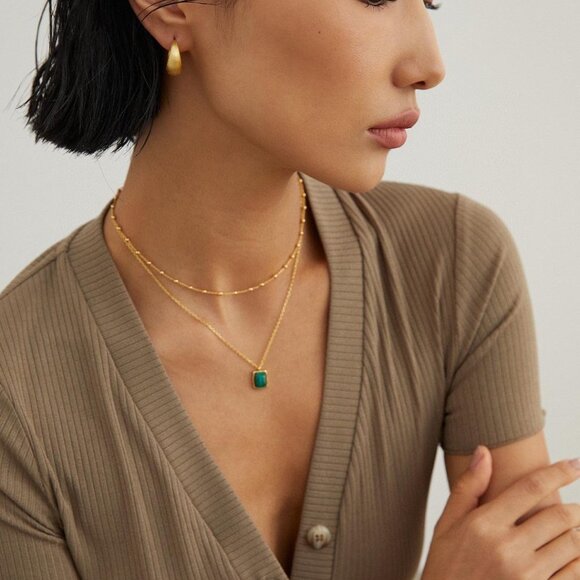 ✨ Artisan Original Sterling Silver Satellite Chain Necklace | Dainty Minimalist - Picture 11 of 12